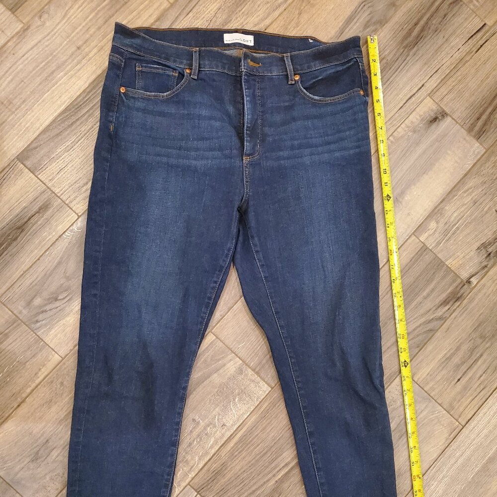 EUC Loft Skinny Jeans, Sz 32/14
